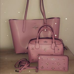 Coach tote, wallet, satchel / handbag bundle